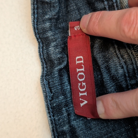 Vigold Y2K Low-rise Waist Bootcut Blue Jeans - Size 3 - Picture 5 of 9